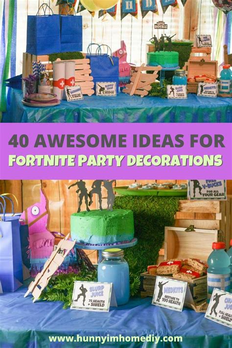 40 Awesome Fortnite Party Supplies | Hunny I'm Home