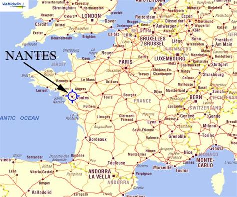 Map Of France Nantes ~ ODSEPATU