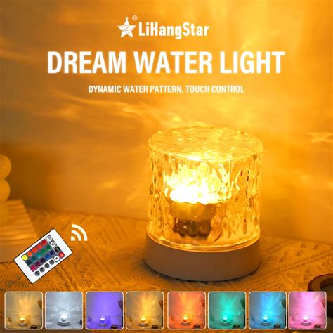 LED-Water-Ripple-Ambiance-Night-Light-USB-Rotating-Projection-Crystal ...