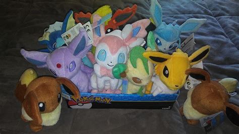 Set of 10 Pokemon Eevee & Evolutions Plush Dolls Official | #1843427054