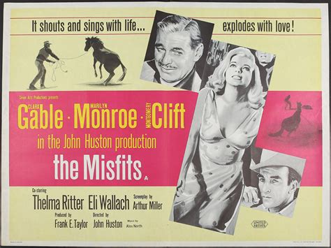 THE MISFITS (1961) Marilyn Monroe, Clark Gable, Montgomery Clift Original Vintage Film Movie ...