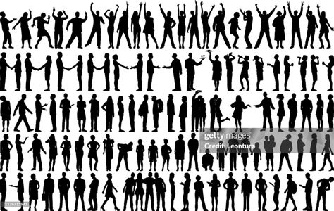 Highly Detailed People Silhouettes High-Res Vector Graphic - Getty Images