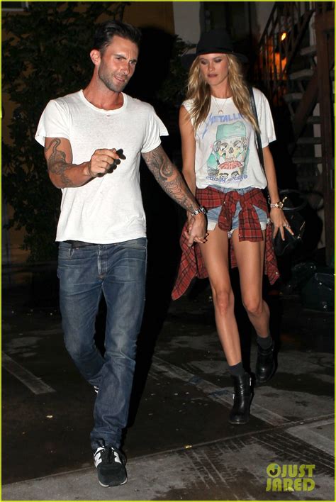 Newlyweds Adam Levine & Behati Prinsloo Hold Hands For Post-Wedding Dinner Date!: Photo 3172419 ...