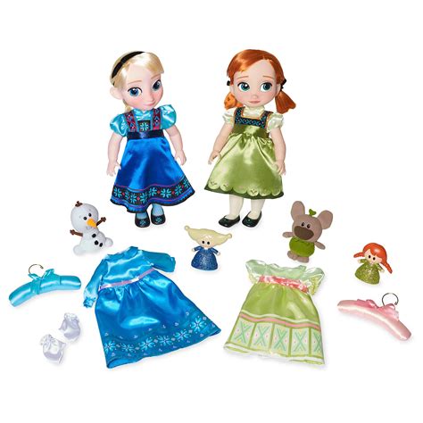 Buy Disney Anna and Elsa Singing Dolls Deluxe Gift Set Animators' Collection Online at ...