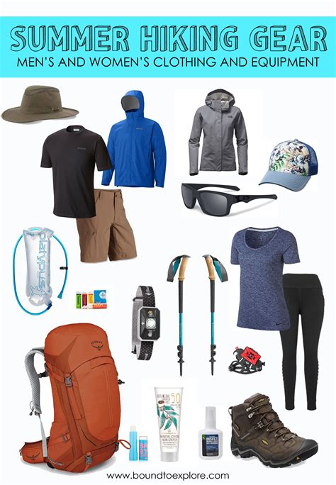 Essential Hiking Gear for Summer | Bound to Explore | Summer hiking ...