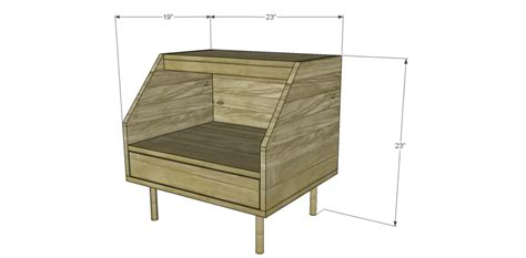 Modern Inspired End Table | Designs by Studio C | Easy to build and suitable for all skill ...
