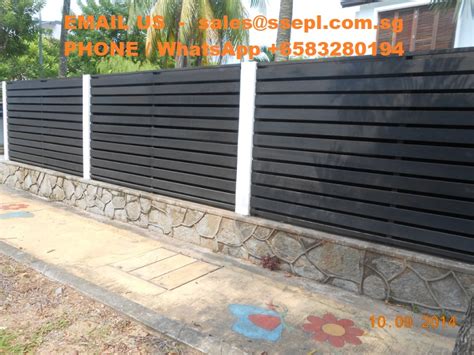 landed house privacy fence singapore | Singapore Specialized ...