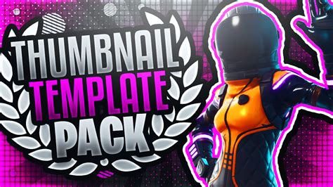 Fortnite YouTube Thumbnail Template Pack #2 by AcezProduction on DeviantArt