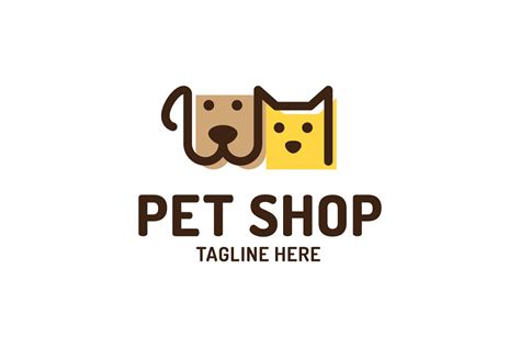 Pet Shop Logo by SOKOL on @creativemarket Dog Logo Design, Logo Design ...