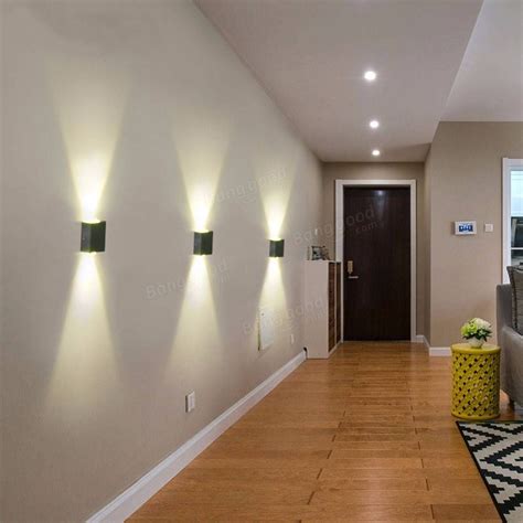 US$7.45 Aluminum 2W Modern LED Wall Light Up Down Sconce Lighting ...