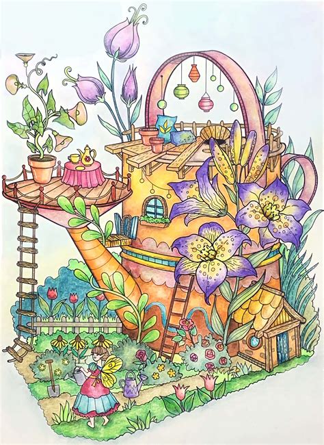 Fairy Garden Drawing