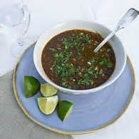 Black Bean and Barley Chili Soup - Laurie Constantino