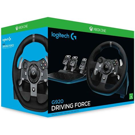 Logitech G920 Driving Force Racing Wheel | Pedals for XBOX One / PC ...