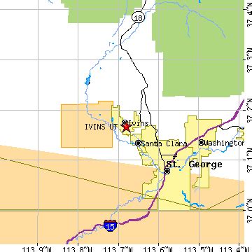 Ivins, Utah (UT) ~ population data, races, housing & economy