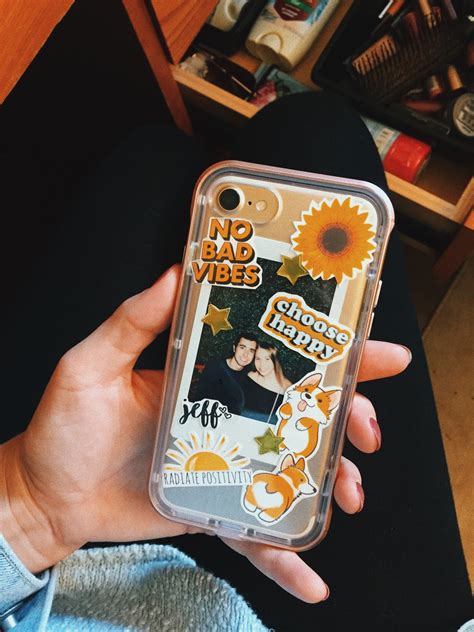 iphone 7, diy phone case, yellow, tumblr, stickers | Diy phone case, Cute phone cases, Diy cases ...