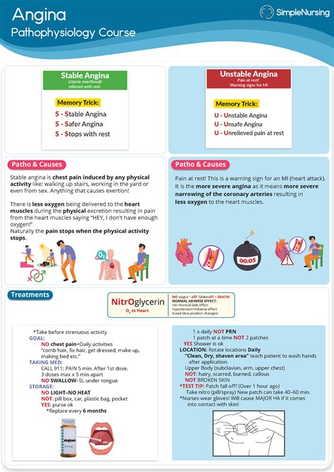 1. Angina - Stable vs. Unstable - Angina Pathophysiology Course ...