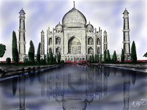 Taj Mahal Painting by Cifercrossing on DeviantArt