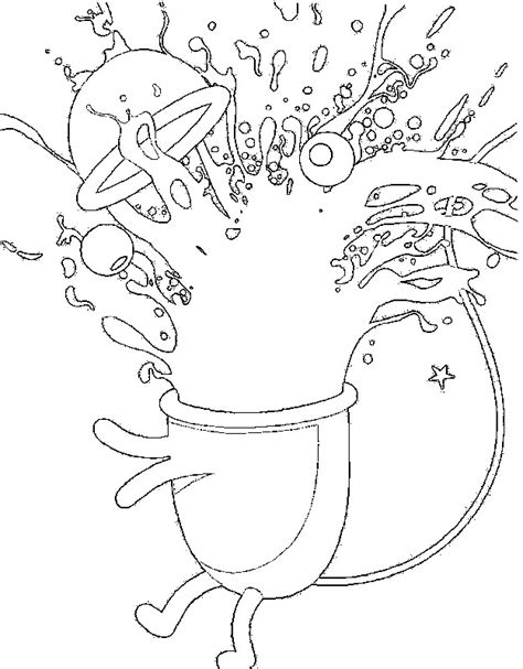 Coloring page Dumb ways to die : take your helmet off in outer space 7