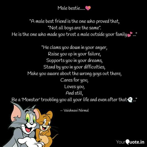 Male bestie.....💝 "A ma... | Quotes & Writings by Vaishnavi Nirmal | YourQuote