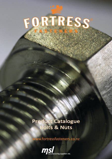 Product Catalogue Bolts & Nuts - Fortress Fasteners