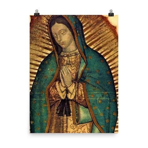 Our Lady of Guadalupe Poster Print - Etsy