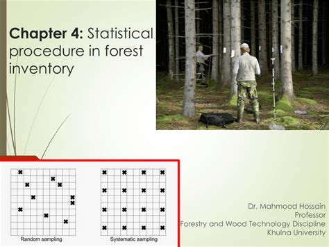 (PDF) Chapter 4: Statistical procedure in forest inventory