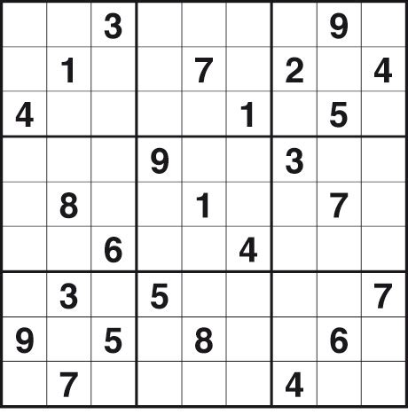 Very Difficult Sudoku | Oppidan Library