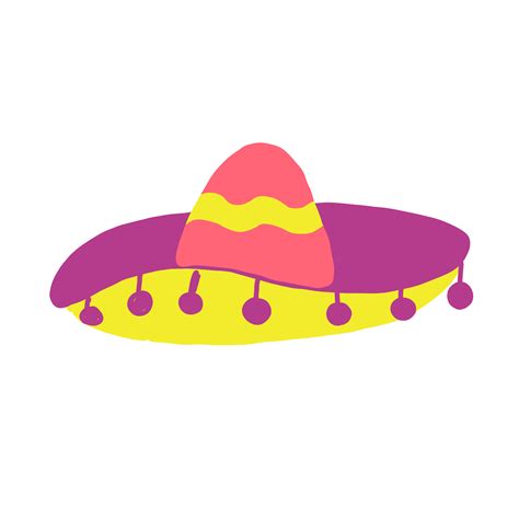 Colourful sombrero hat. National accessory. Vector illustration 5755753 ...