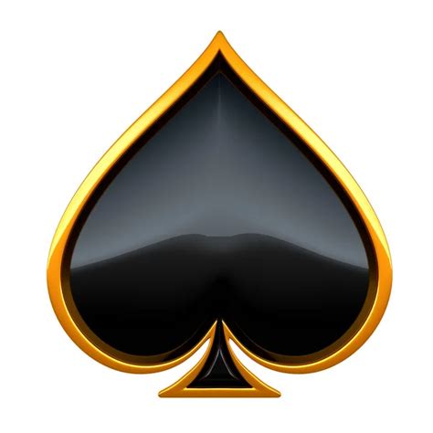 Spades card suits with golden framing — Stock Photo © Arsgera #5479021