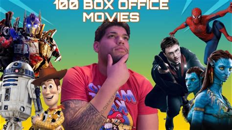 100 Biggest Box Office Movies of all Time - YouTube