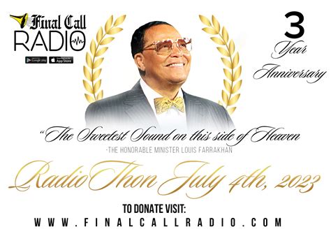 Final Call Radio celebrates three years of spreading truth! - Final ...