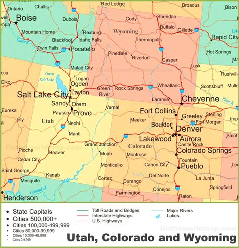 Wyoming On Map - London Top Attractions Map