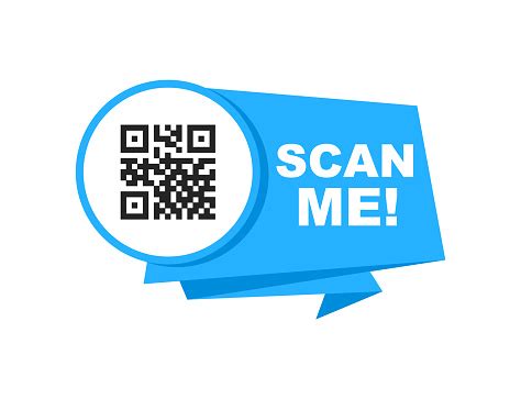 Qr Code Scan For Smartphone Qr Code With Inscription Scan Me With Smartphone Scan Me Icon Scan ...