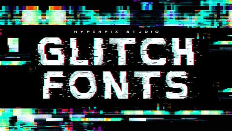 50+ Best Glitch Fonts (FREE / Premium) 2024 | Hyperpix