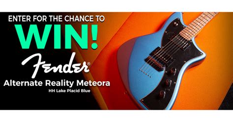 Fender Meteora Guitar Giveaway - Julie's Freebies