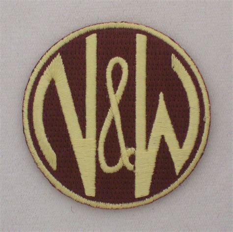 Norfolk & Western Railway Embroidered Iron-On Patch #09-4100 - Locomotive Logos