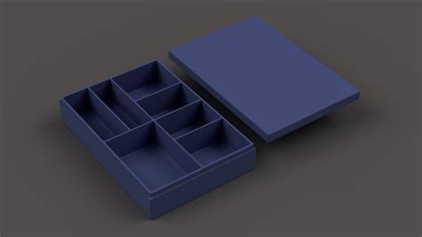 STL file small storage box with lid 🤏・3D printer design to download・Cults