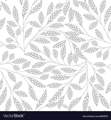 Leaf pattern Royalty Free Vector Image - VectorStock