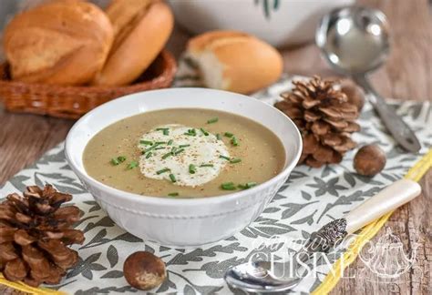 soupe de châtaigne facile et rapide - Amour de cuisine