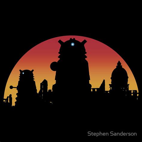 Day of the Daleks T-shirt by Stephen Sanderson