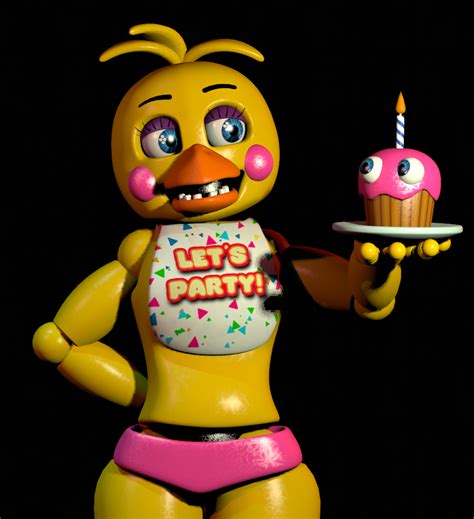 Toy Chica With Her Cupcake Carl by Basilisk2002 on DeviantArt