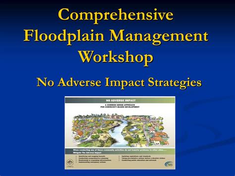 PPT - COMPREHENSIVE FLOODPLAIN MANAGEMENT : Promoting Wise Uses of ...