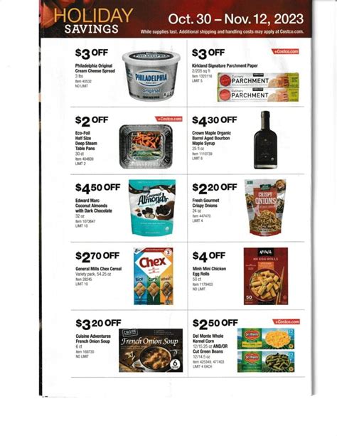 Costco Holiday Savings Book 2023 - Costco Deals