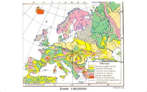 Geological Map Of Europe