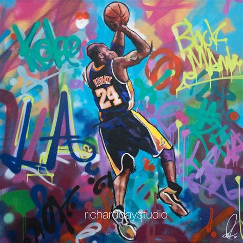 Kobe Bryant Mid Air Original Painting 40 Art | Etsy | Kobe bryant dear basketball, Pop art, Kobe ...