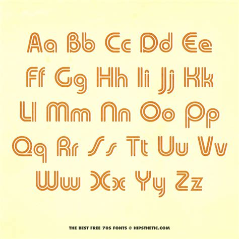 Skin and Bones - Free 1970s Font | Free 70s fonts, Aesthetic fonts, 1970s font