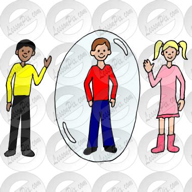 Personal Space Bubble Clip Art