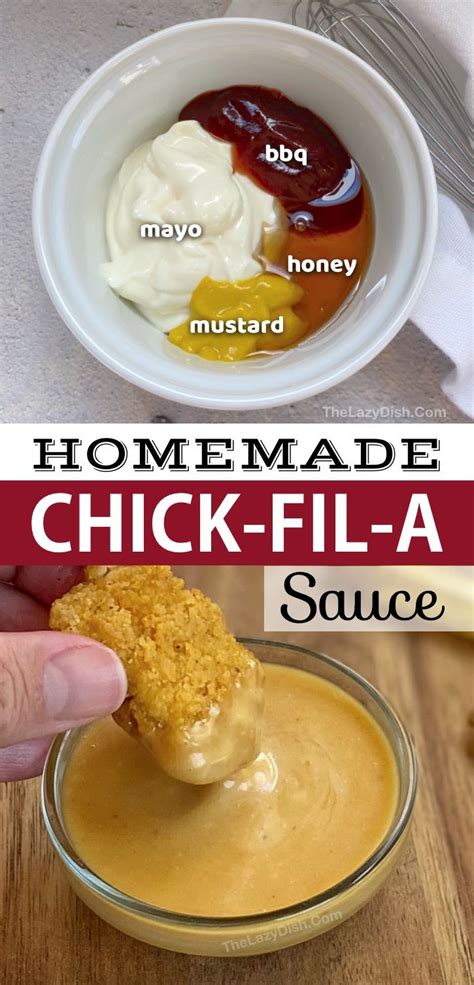 Easy Homemade Chick-Fil-A Sauce | Recipe | Homemade sauce recipes ...