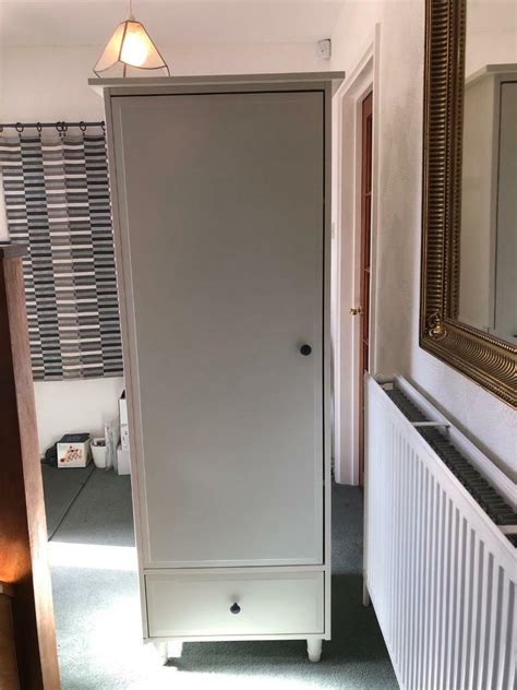 Ikea Hemnes White Single Wardrobe | in Crawley, West Sussex | Gumtree