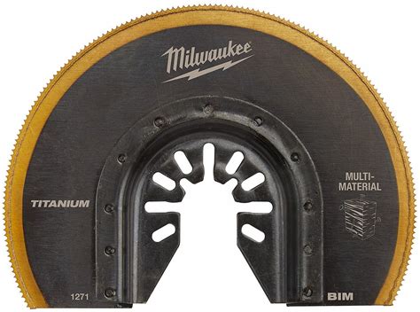 MILWAUKEE Cutting Blade, Universal Open-Back, Round Blade Shape, Bi ...